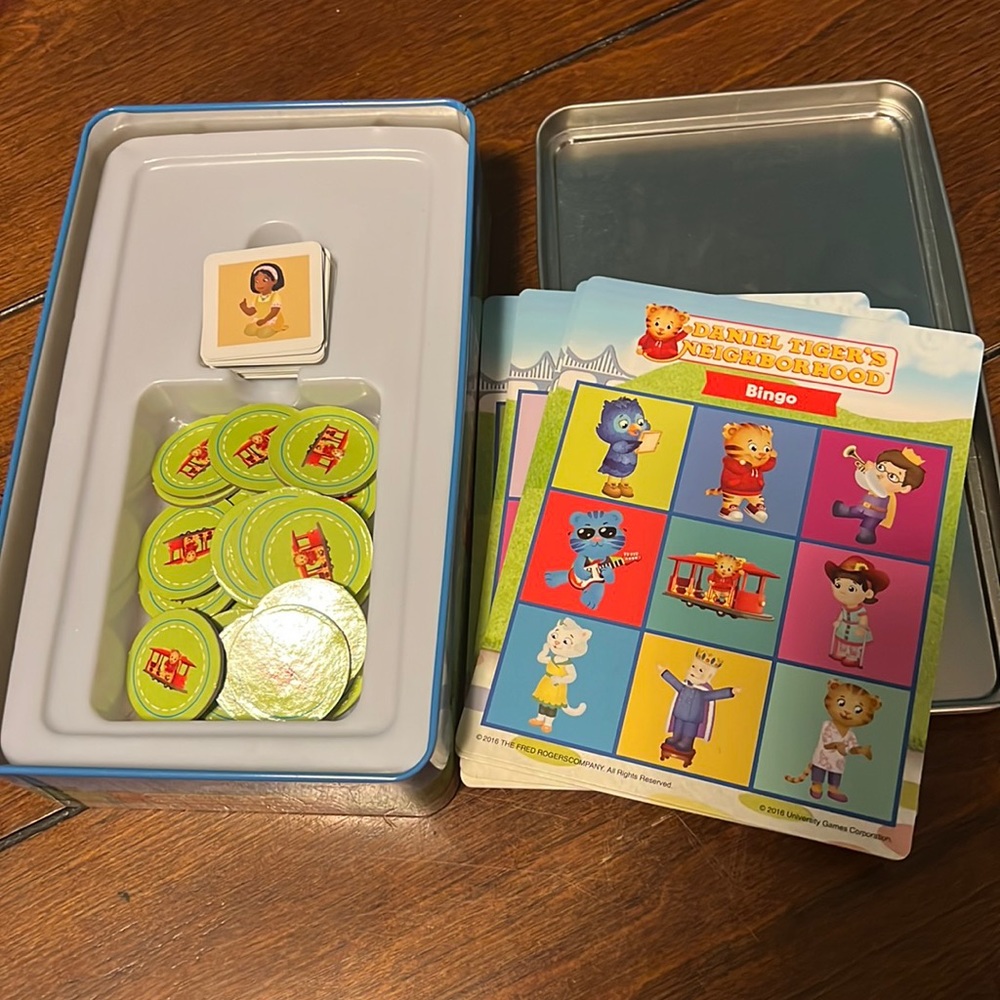 PBS Daniel Tiger’s Neighborhood Bingo Game